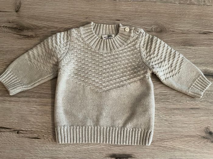 Pull écru laine