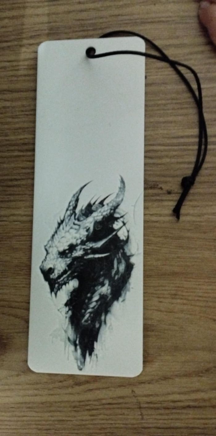 Marque page dragon.