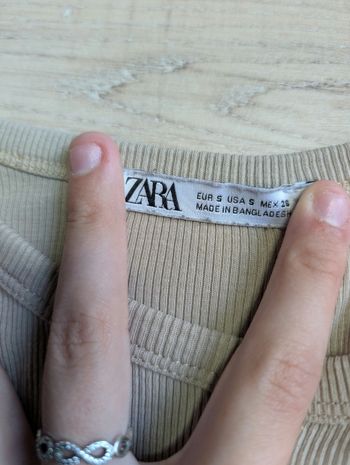 Débardeur beige Zara taille S