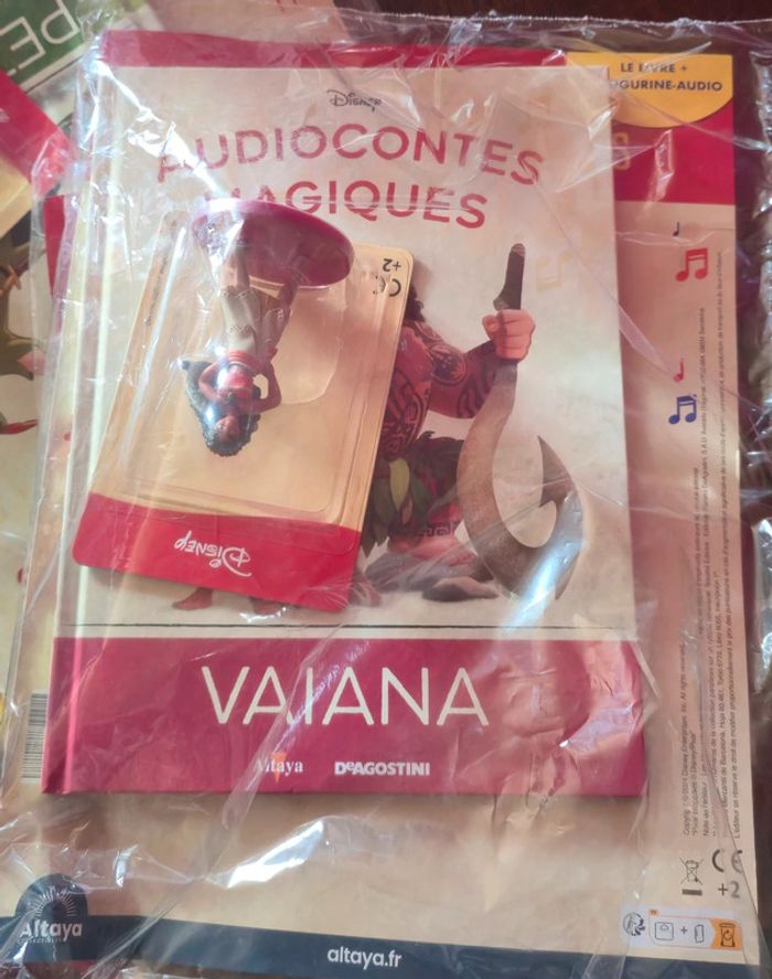 Num38neuf  Livre et figurine collection audiocontes Magiques Altaya édition disney