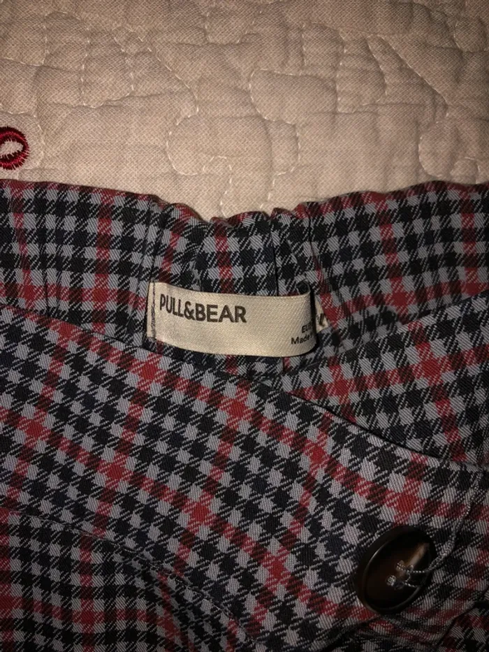 Pantalon à carreaux Pull&Bear - photo numéro 3