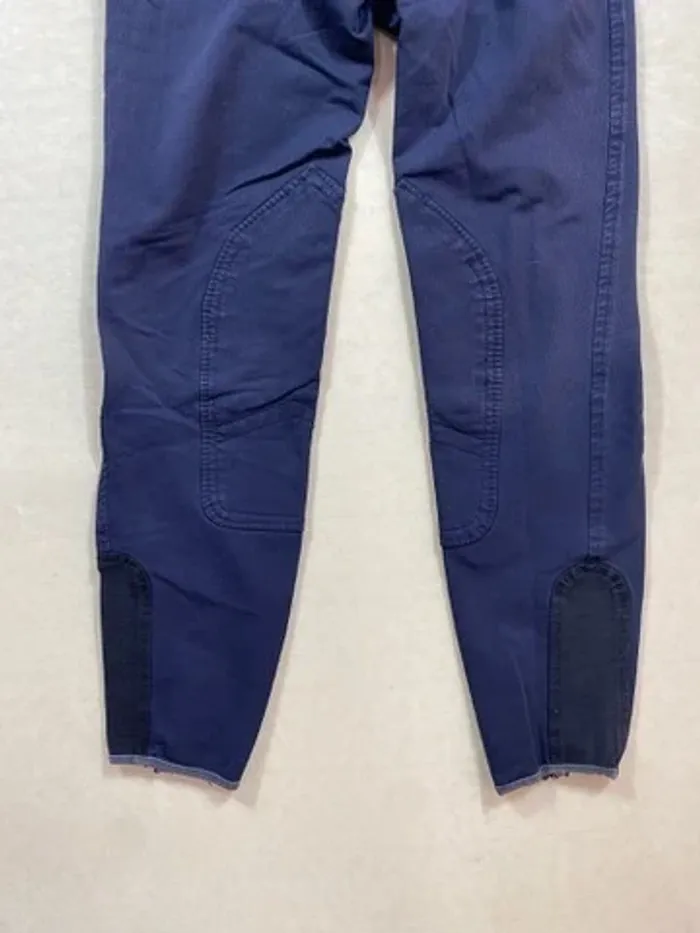 Pantalon Harcour – Bleu marine / Fuchsia – Taille 34 - photo numéro 7