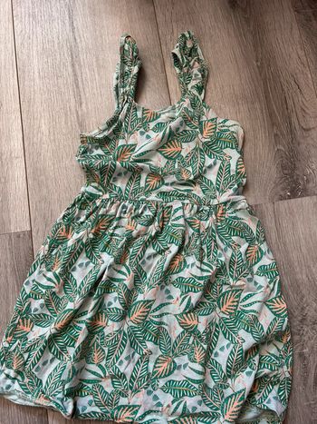 Robe été verte fille 6 ans