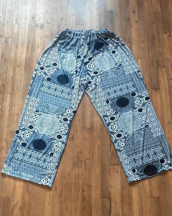 Pantalon large élastique