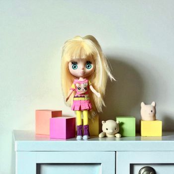 Poupée Hasbro Littlest Pet Shop Blythe, Corgi Girl, hauteur 11,5 cm.