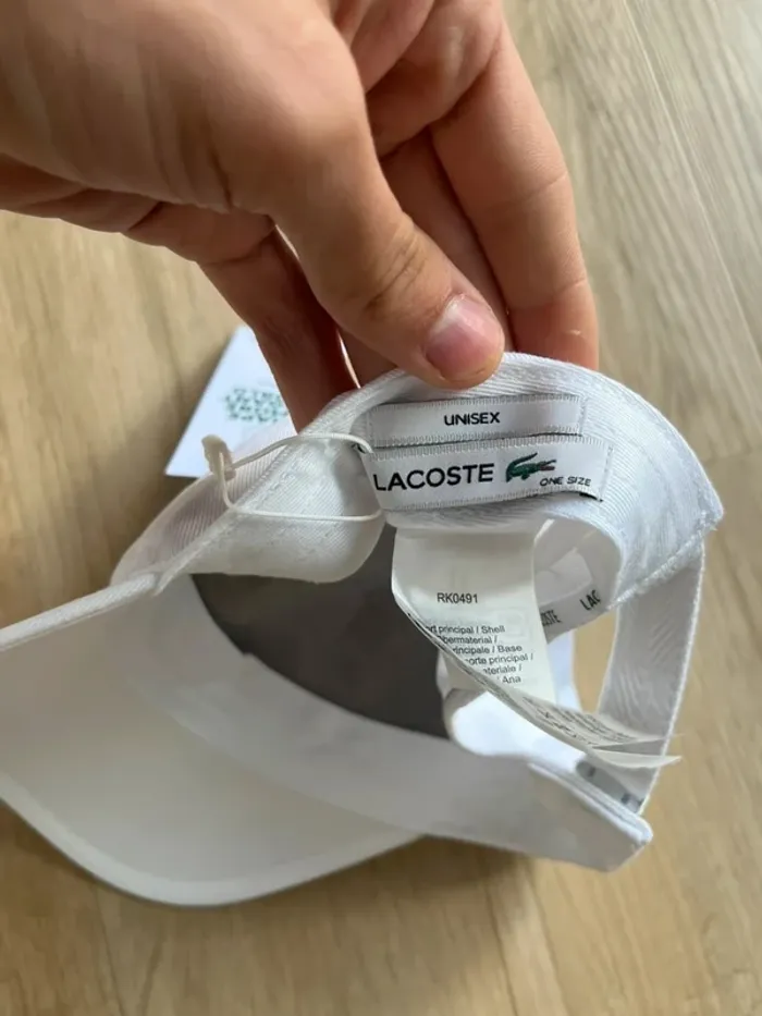 Lacoste Casquette twill de coton - photo numéro 3