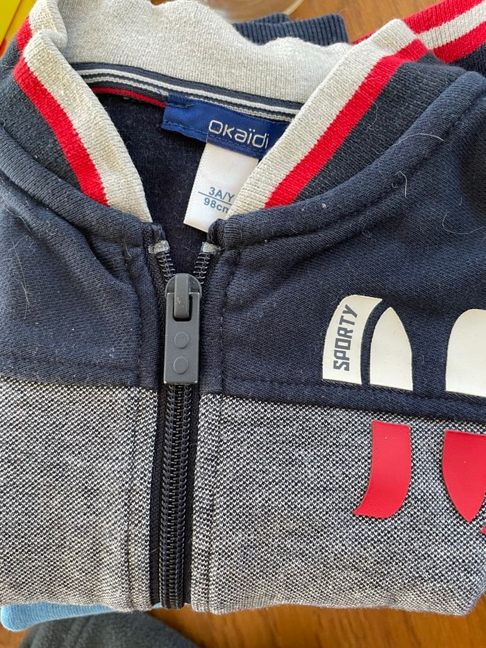 Lot de pull et veste enfant 3ans - photo numéro 2