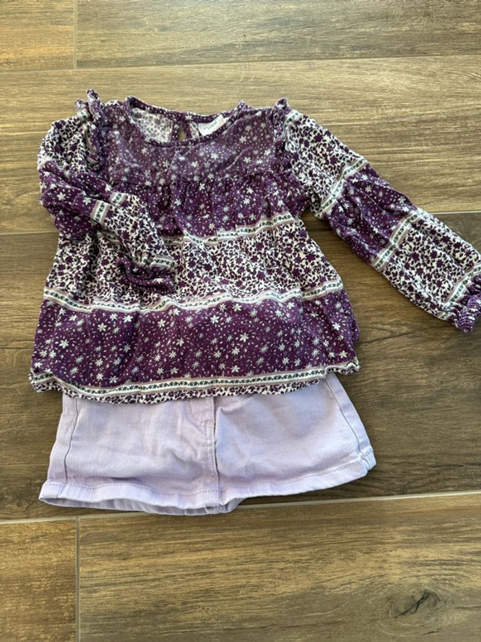 Ensemble fille 24/36mois