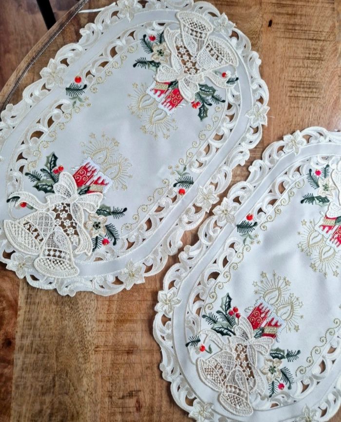 Lot napperon Noël - photo numéro 2