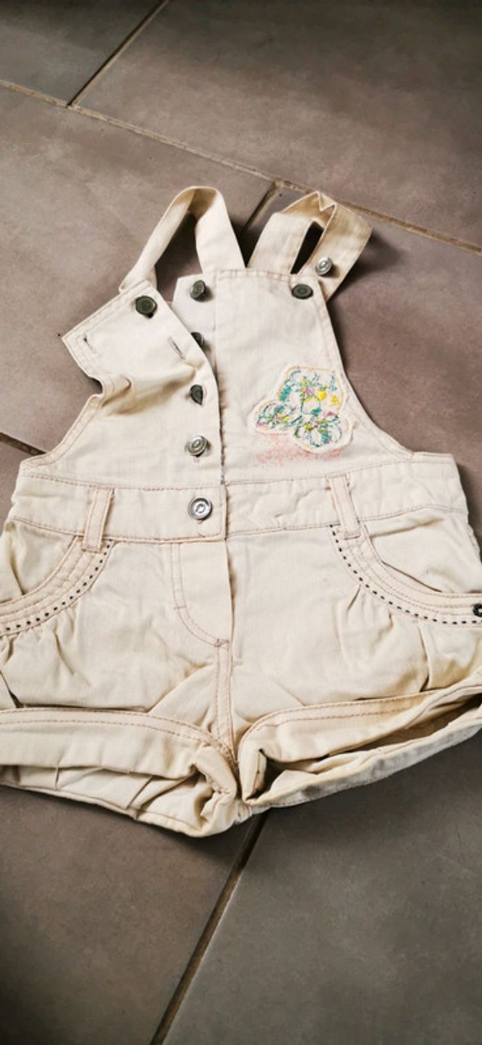 Salopette short 2 ans