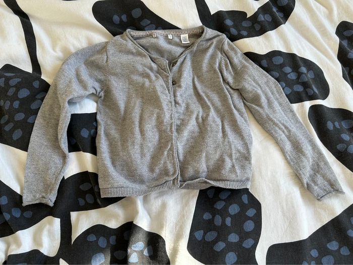 Veste à boutons okaidi 5 ans gris