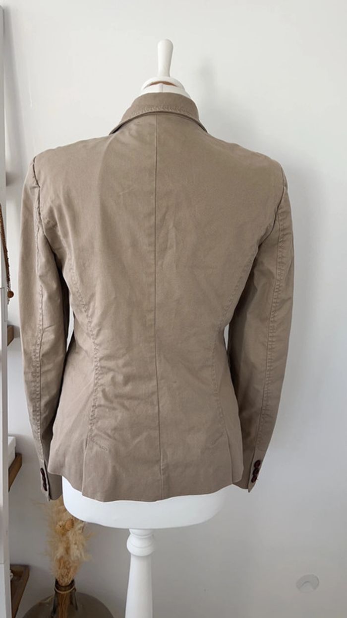 Veste blazer beige Esprit M - photo numéro 3
