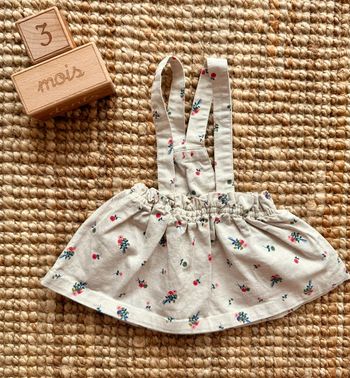 Jupe à bretelles Sergent Major 3mois / 60cm