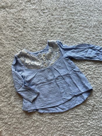 Blouse bleue