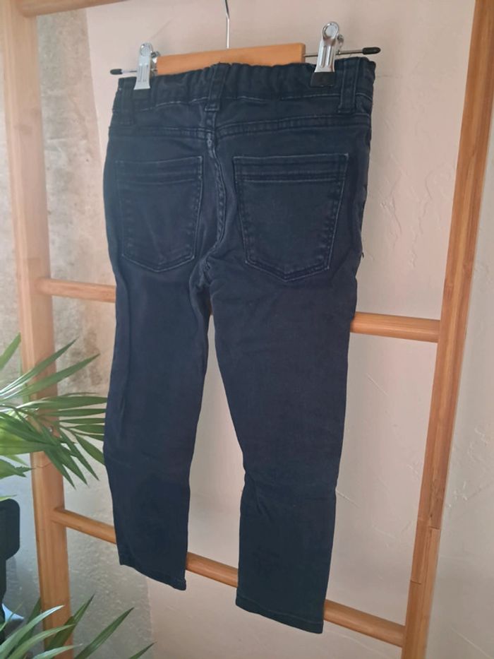 Jeans skinny bleu marine 4 ans tbe - photo numéro 3
