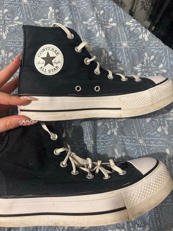 Converse à plate-forme noir