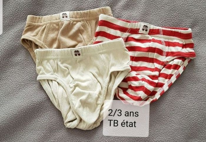 Lot de 3 slips