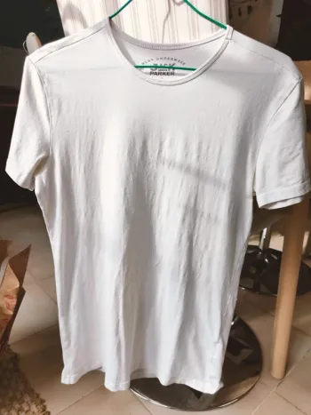T-shirt blanc - S Slim Fit