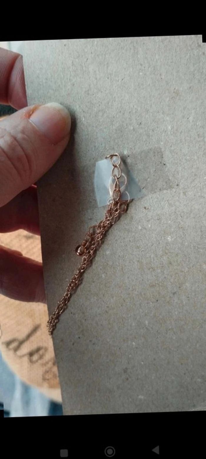 Collier pendentif doré - photo numéro 3