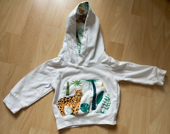 ensemble pantalon jogger et sweat à capuche motif jungle - photo numéro 2
