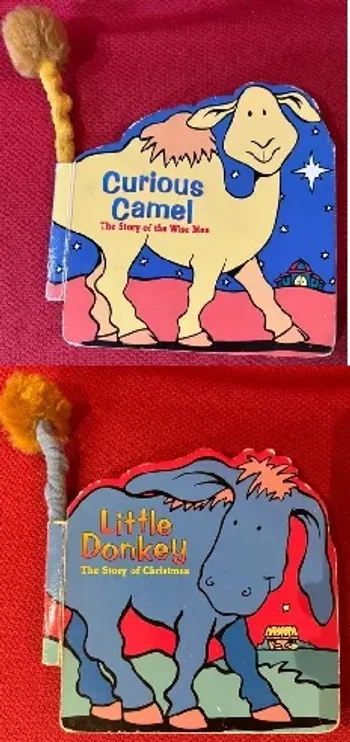 Lot 2 livres en anglais: dromadaire et âne