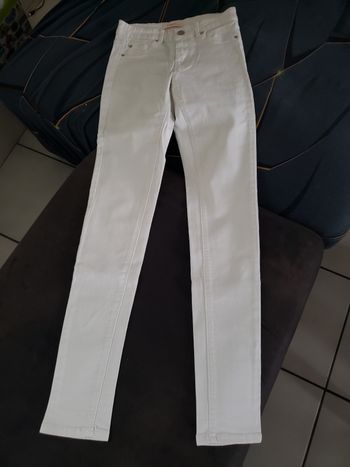 Jeans slim blanc 