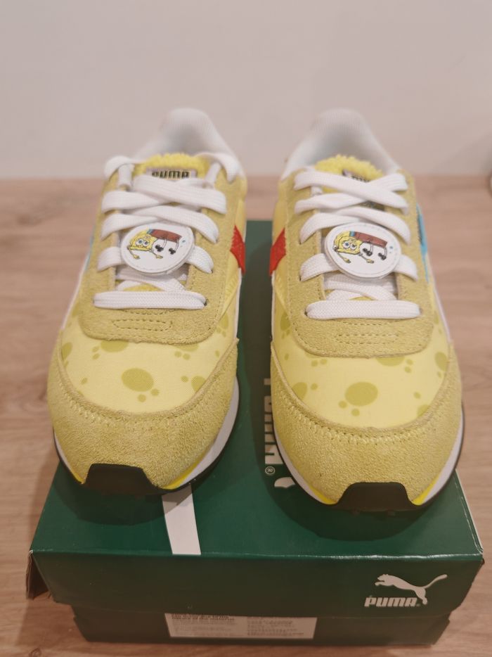 Basket fille, taille 32, Puma Bob l'éponge