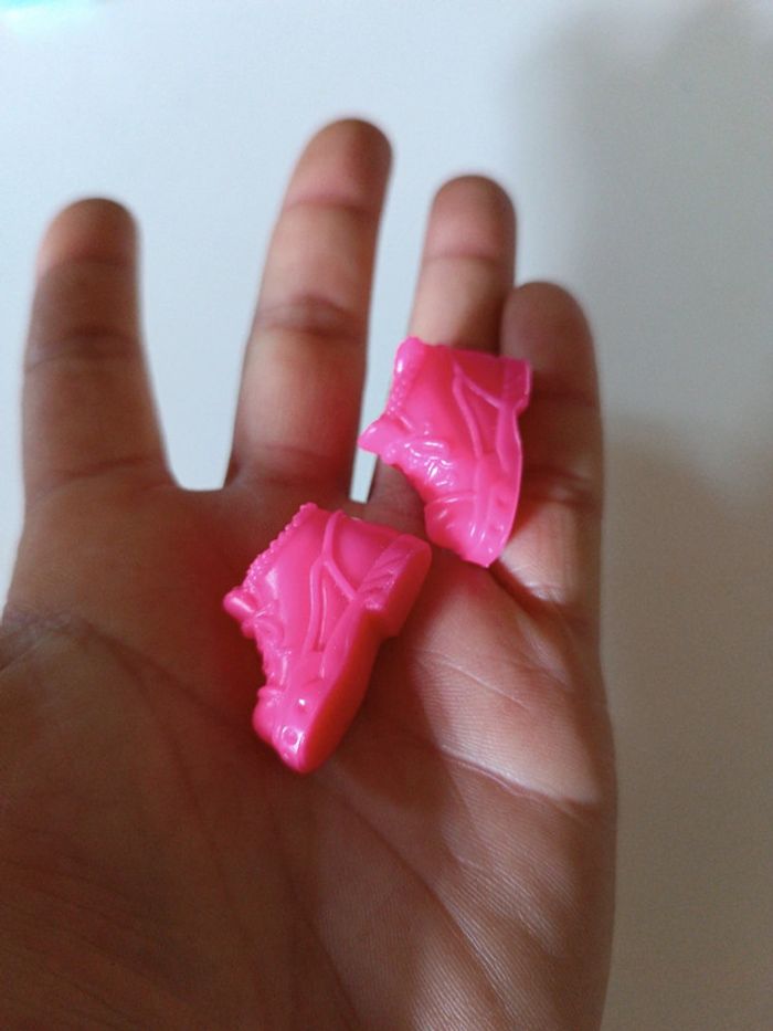 Chaussure basket rose pink barbie mattel poupée doll mannequin - photo numéro 2