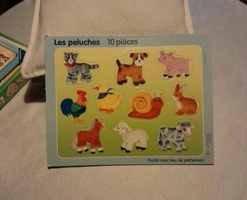 Puzzle les peluches 10 pièces
