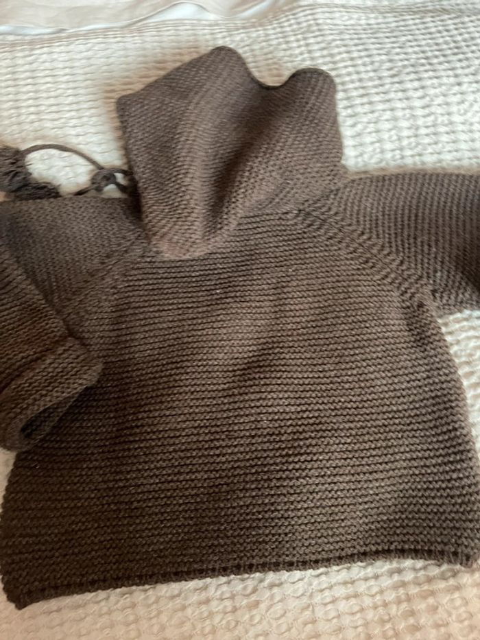 Pull à capuche neuf 9mois - photo numéro 2