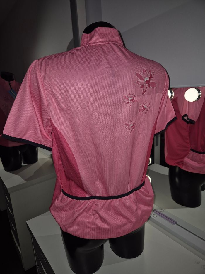 Maillot cyclisme rose - photo numéro 4