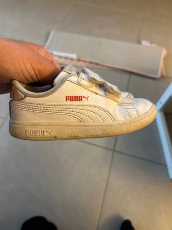 Basket blanche taille 25