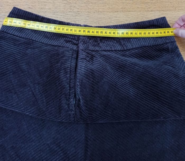 T38 jupe semi longue hiver H&M pourpre - photo numéro 6