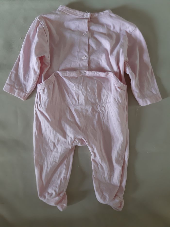 pyjama léger coton rose fille - framboises - 3 mois - photo numéro 4