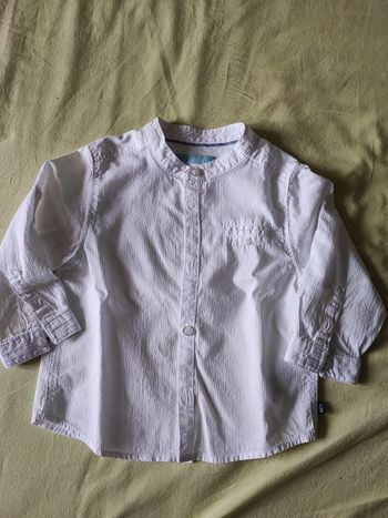 Chemise blanche bébé