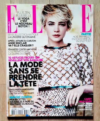 Magazine Elle n°3437 novembre 2011 spécial Carey Mulligan