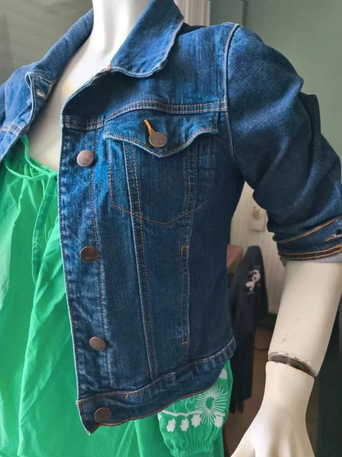 Veste en jean foncée Bizzbee 38 - photo numéro 5