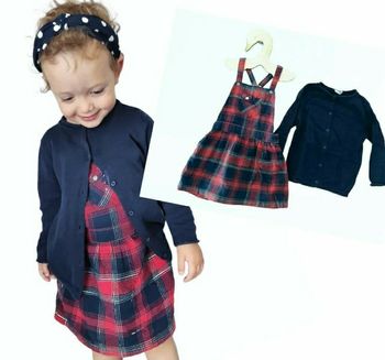 23 24 mois 2 ans ensemble robe et gilet ( sans bandeau)