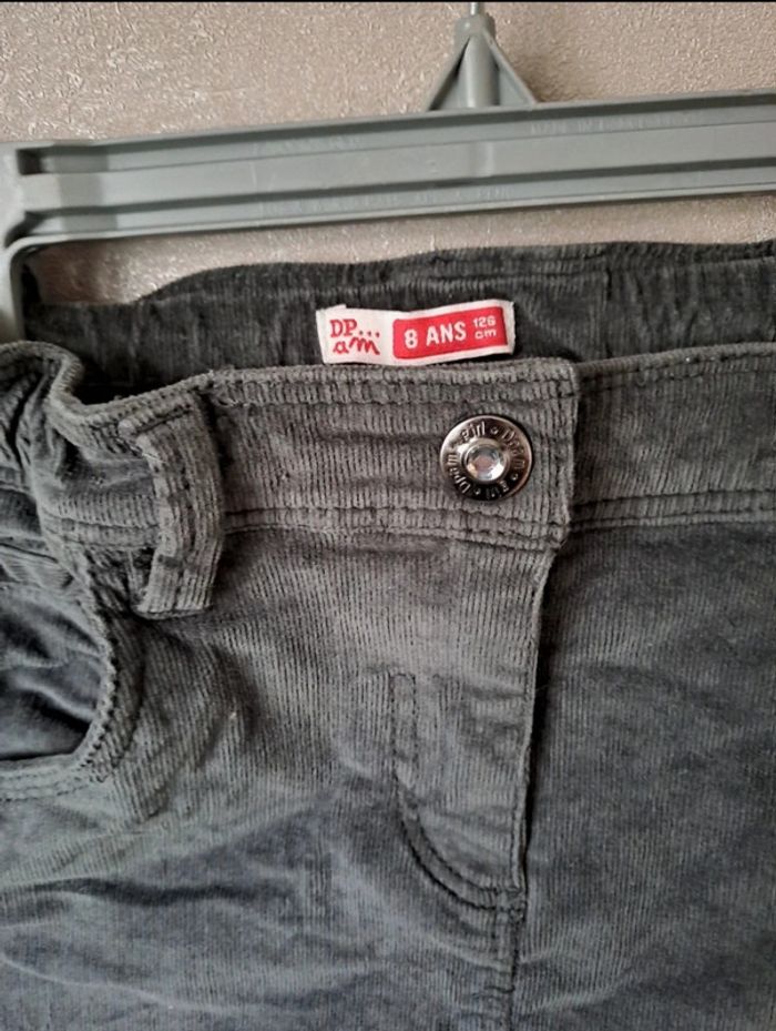 Jolie jupe style velours taille 8 ans dpam - photo numéro 2