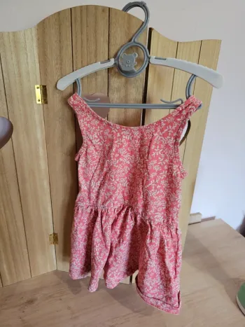 Robe d'été gemo 18 mois, rose, saumon