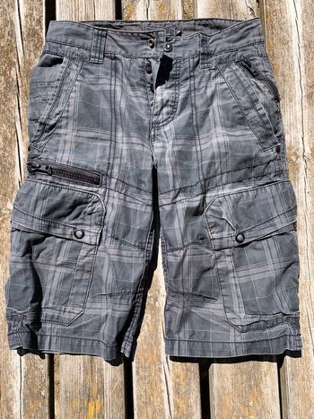 Short Gris a carreau