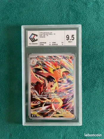🔥 Typhlosion de Luth FR 190/182 CCC 9.5 – Rivalités destinées🔥