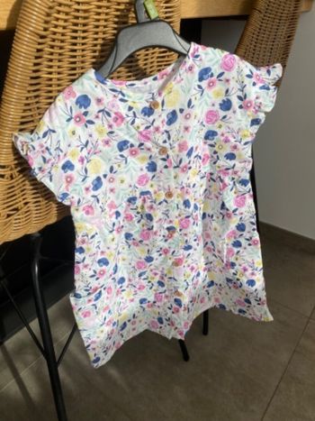 Robe 18 mois fleuri neuve avec etiquette