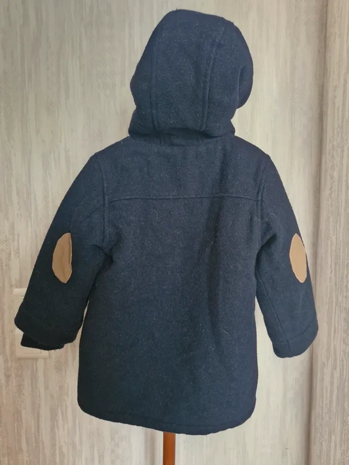 Duffle-coats bébé garçon 36 mois Tape à l'oeil bleu marine polyester laine acrylique - photo numéro 18