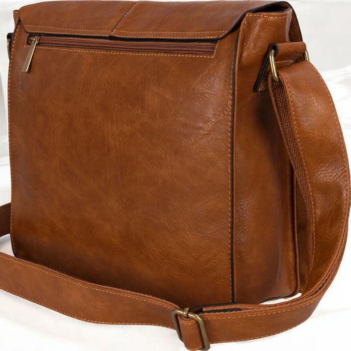 sac bandoulière,sac de travail
, malette aspect cuir - photo numéro 6