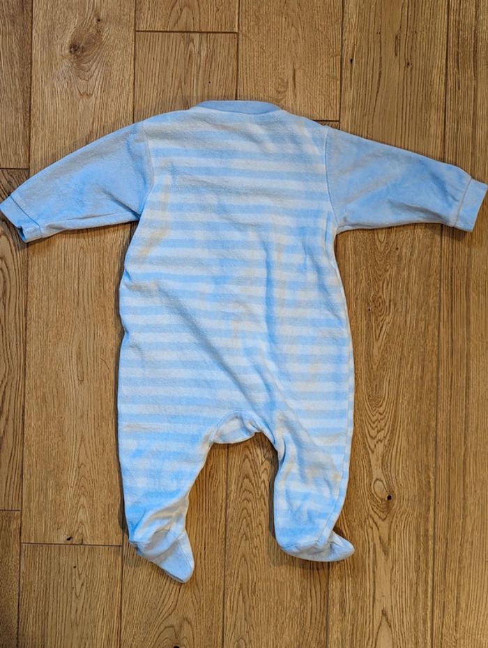 Lot de 2 pyjamas velours Baby Club C&A - 6 mois - photo numéro 3