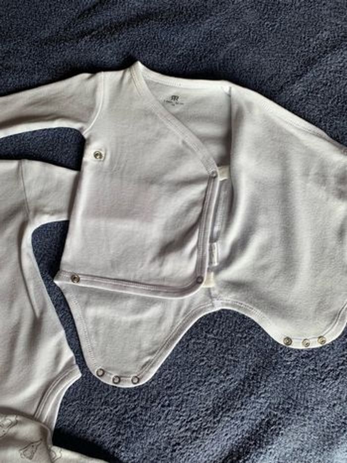 Lot de 8  bodys La Redoute &Tex 0-1 mois - photo numéro 2