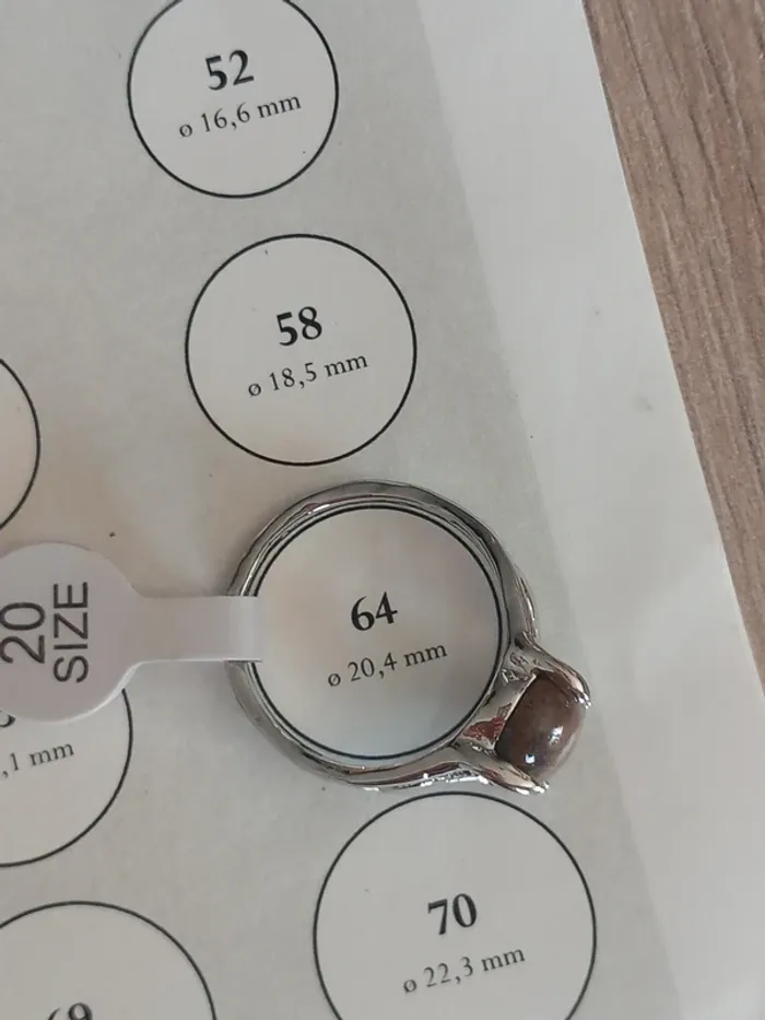 Bague en pierre naturelle taille 20 (64) - photo numéro 10