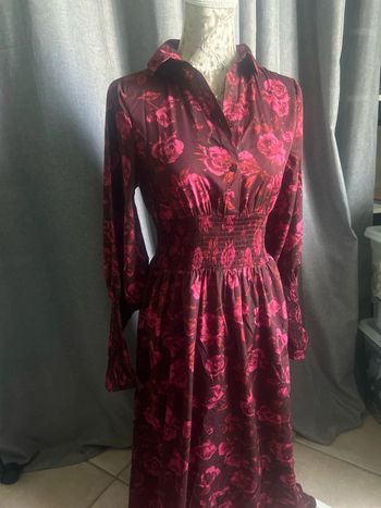 Robe longue fleurie
