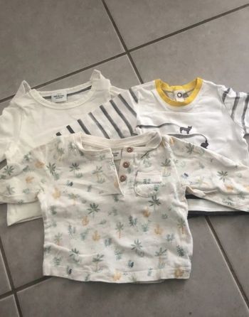 Lot tee-shirt manche longue